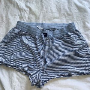 GAP pine striped sleep shorts